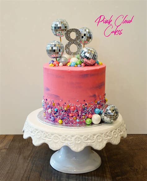 Disco Cake Disco Cake Disco Birthday Party Dance Party Birthday