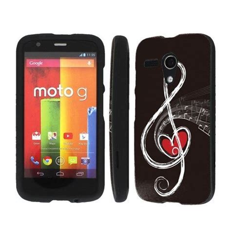 Verizon Boost Mobile Motorola Moto G Phone Cover Case Music Love Note