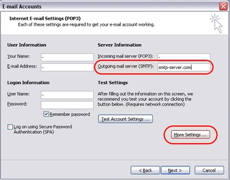 An smtp service delivers outgoing email. SMTP Server: Microsoft Outlook email account setup