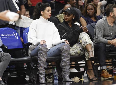 Kendall Jenners Saint Laurent Boots Popsugar Fashion