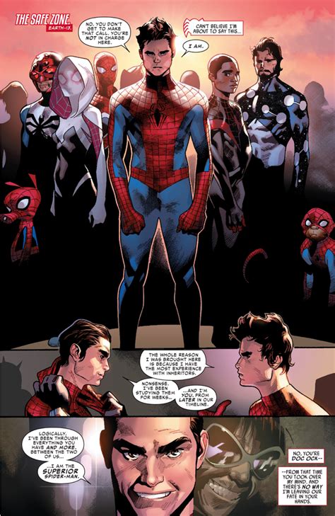Spider Man Vs Superior Spider Man Spider Verse Comicnewbies