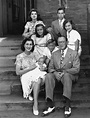 Janet Norton Lee with husband Hugh Auchincloss and step children
