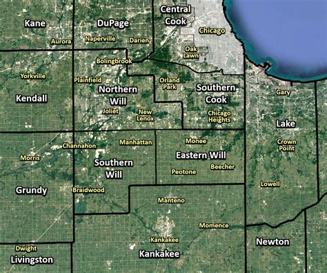Cook County And Will County Forecast Zone Change March 3rd 2020