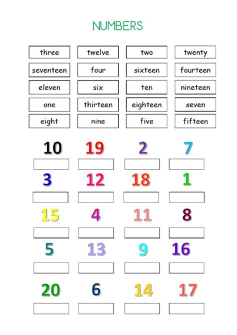 Spelling Numbers From 1 To 100