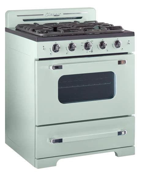 30 Retro Style Convection Gas Ranges 4 Colors Now Available From
