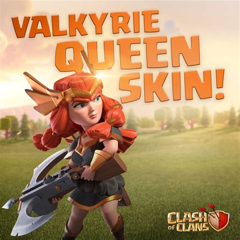 clash of clans queen skin