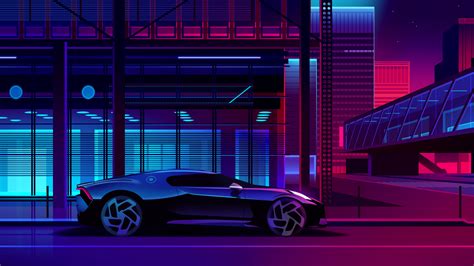 Get Neon Car Wallpaper 4k Background