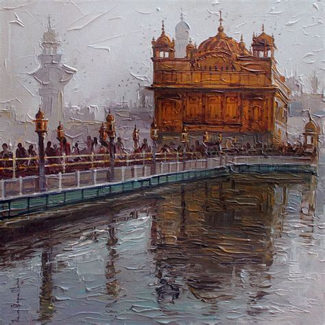 Golden Temple Is Itself Considered As Stunning Masterpiece The Artist