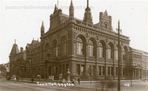Postcards Then And Now East London Leyton Town Hall C1913