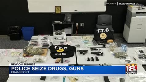 police seize drugs guns in multiple raids
