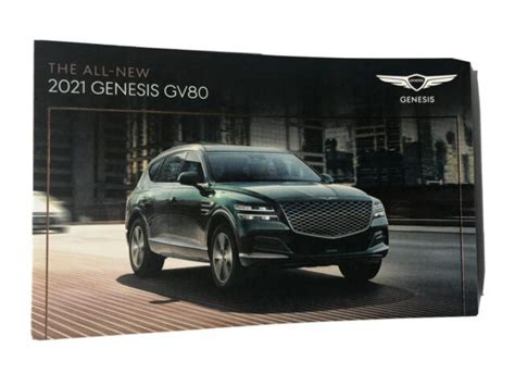 2021 Hyundai Genesis Gv80 6 Page Original Sales Brochure Ebay