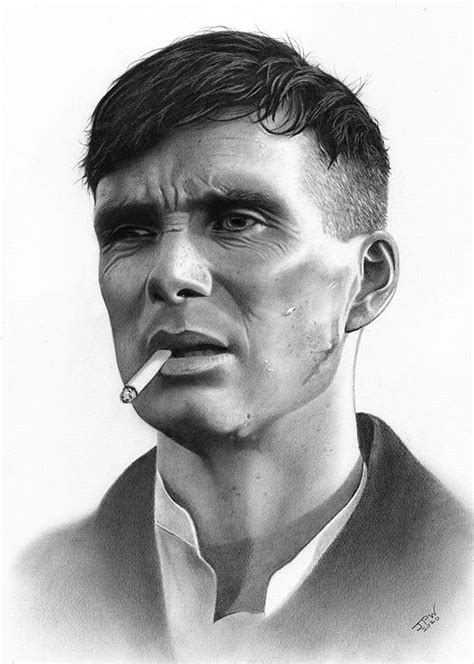 Tommy Shelby By Jpw Artist Peaky Blinders Portrait Sketches Celebrity Drawings