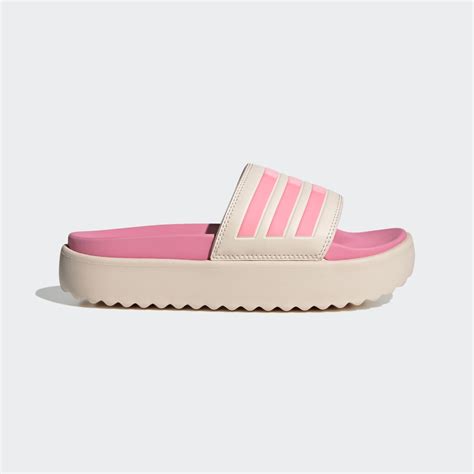Shoes Adilette Platform Slides Pink Adidas Saudi Arabia
