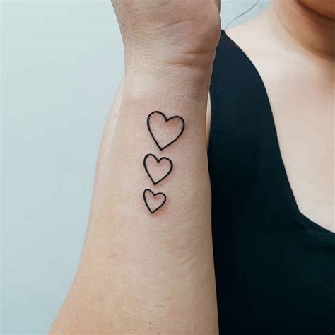 Little Heart Tattoos On Hand