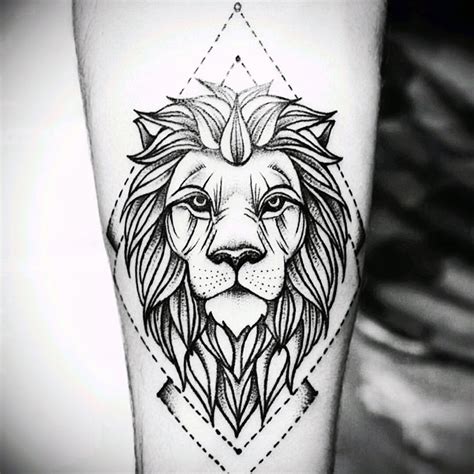 Pin by inbalfriedman on tattoos minimal drawings simple. Tattoo uploaded by Selene Facoetti | Tattoo geometric lion ...