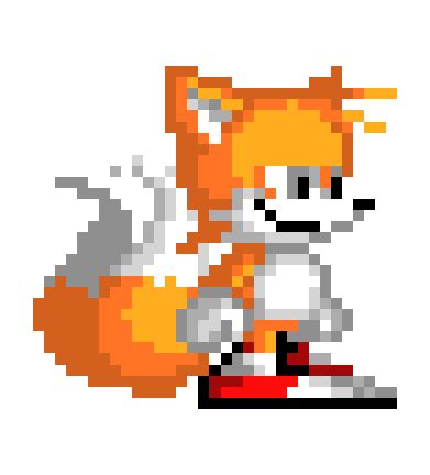 Tails Sprite Pixel Art Maker