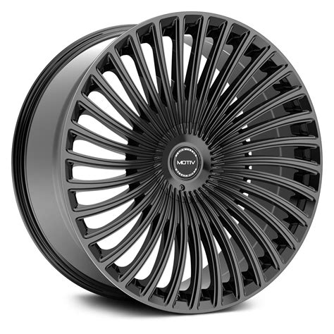 MOTIV® 438B SWERVE Wheels - Black Rims