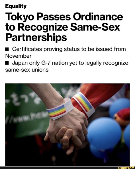 Equality Tokyo Passes Ordinance To Recognize Same Sex Partnerships Certificates Proving Status