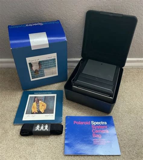 Vintage Polaroid Spectra System Camera In Original Case W Box And