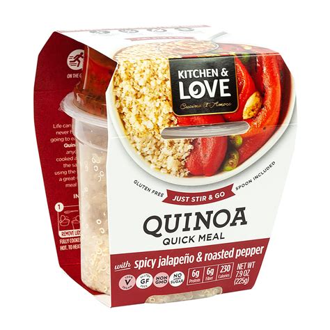 Kitchen And Love Quinoa Quick Meal Spicy Jalapeño And Roasted Pepper 79 Oz La Comprita