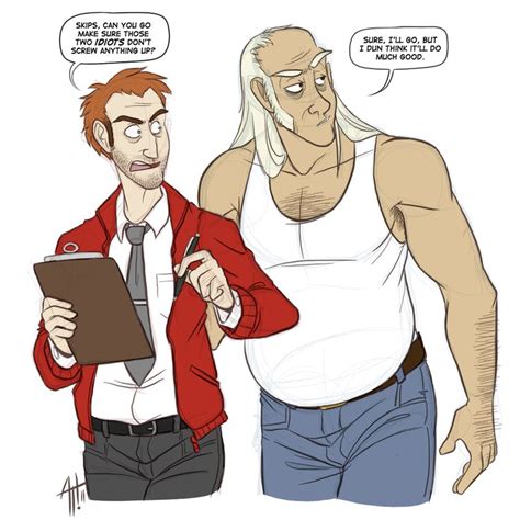 Human Benson And Skips By Adriofthedead On Deviantart Regular Show