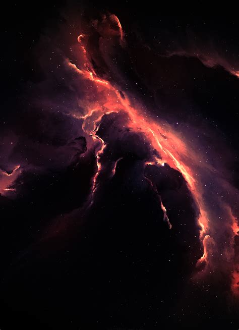 Download Wallpaper 840x1160 Clouds Astronomy Galaxy Nebula Space