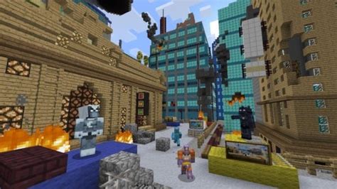 Minecraft On Xbox 360 Gets Avengers Skin Pack Dlc