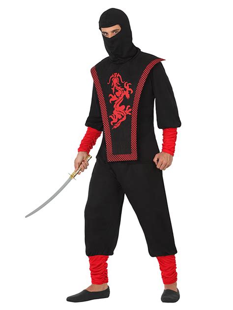 Ninja Krigerkostume Til Mænd Køb Kostumer Til Voksne På Vegaoodk