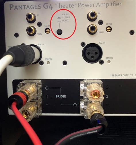 How To Bridge Amplifier Channels On G4 Series Home Theater Amplifiers