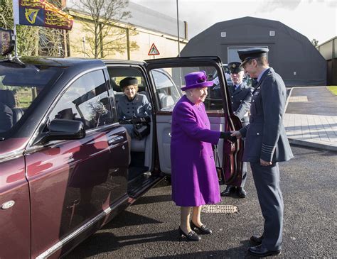 The Queen Makes Visit To Raf Marham