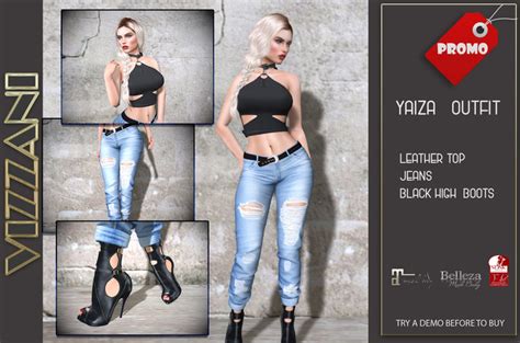 Second Life Marketplace Demo Sexy Outfit Mesh Mod Yaiza Created