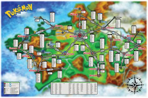Mapa Mostra Onde E Como Capturar Cada Pokémon Da Região De Kalos Nparty