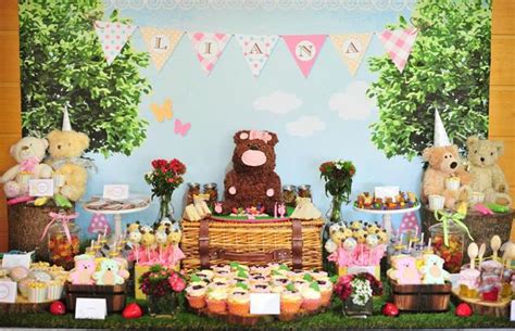 Kara S Party Ideas Teddy Bear Picnic Birthday Party Planning Ideas Supplies Decorations