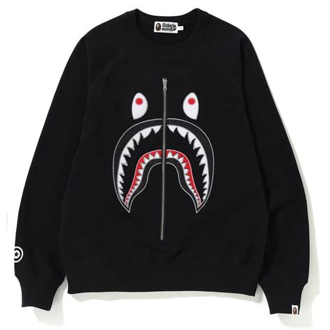 Bape Applique Shark Crewneck Exclusivos Modelos Exclusive Shop