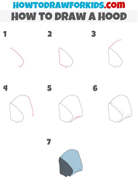 How To Draw A Hood Easy Drawing Tutorial For Kids