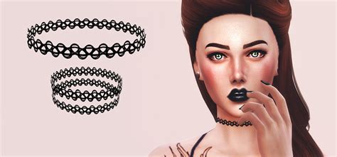 Best Sims 4 Chokers Free Cc And Mods To Download Fandomspot