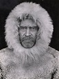 Admiral Robert Peary at his 1908 expedition to the North Pole Robert ...