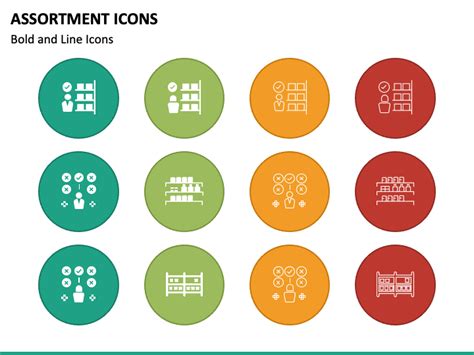 Assortment Icons Powerpoint Template Ppt Slides