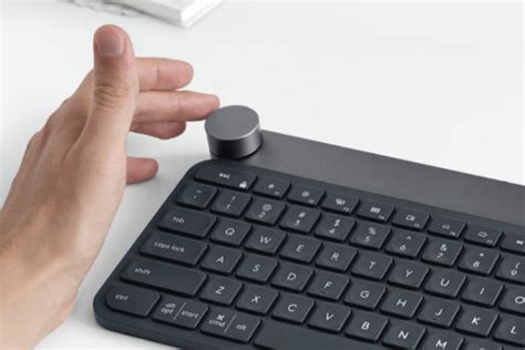 Logitech Craft Keyboard Borrows Heavily From Microsofts Surface Dial