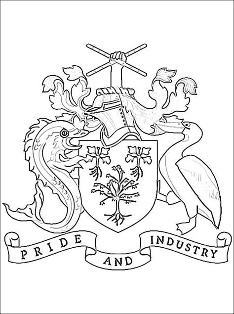 Mobile Blank Coat Of Arms Coloring Pages Coloring Pages