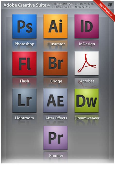 Icons Adobe Cs4 Pack By Ncrow On Deviantart