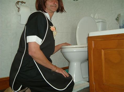 Maid Cleaning The Toilet Toilet Cleaning Must Be The Best Flickr