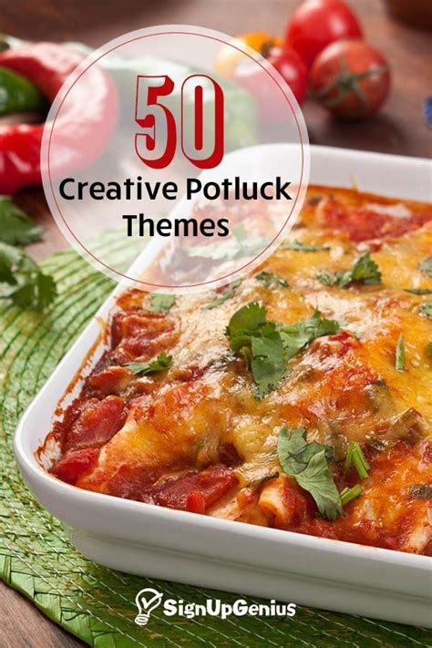 Maybe you would like to learn more about one of these? 50 Creative Potluck Themes | Potluck dishes, Potluck ...