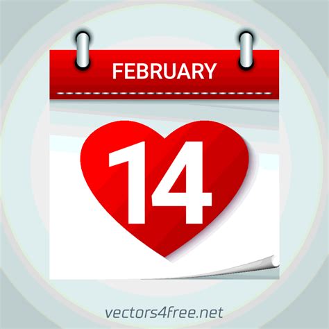 Calendar February 14th Clip Art At Vector Clip Art Online Images And