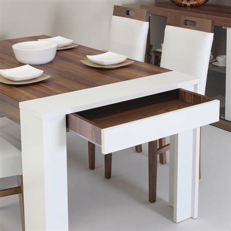 Design is this has selected pieces made to fit into every interior style and occasion whether you have a formal dining room, a modern minimalist. dining-table-drawer | Home Designs Project