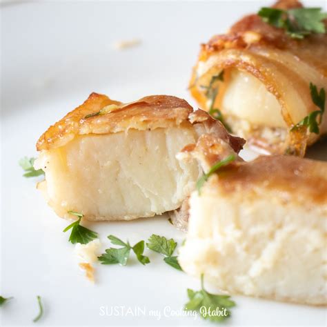 Easy Baked Bacon Wrapped Scallops Recipe In The Oven Sustain My