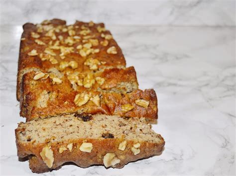 Almond Flour Banana Walnut Bread Gluten Free Paleo Britain In The