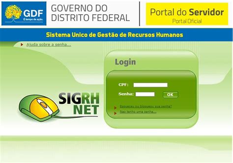 Contracheque Gdf Portal Do Servidor Comprovante
