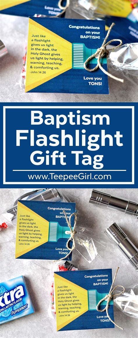 Baptism Flashlight T Tag