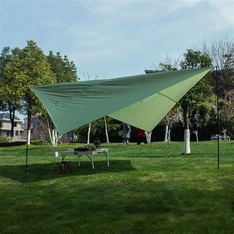 Sunshade Awning Outdoor Camping Survival Rain Tarp Shelter Sun Sunshade